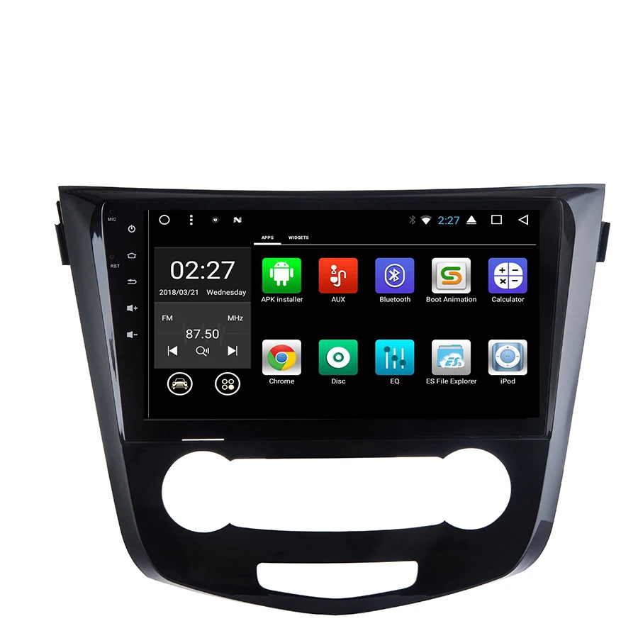 Perfect Asvegen  Android 7.1 Quad Core Car Radio GPS Navigation Stereo Headunit WIFI 4G Media DVD Player For  Nissan X-Trail 2014 2