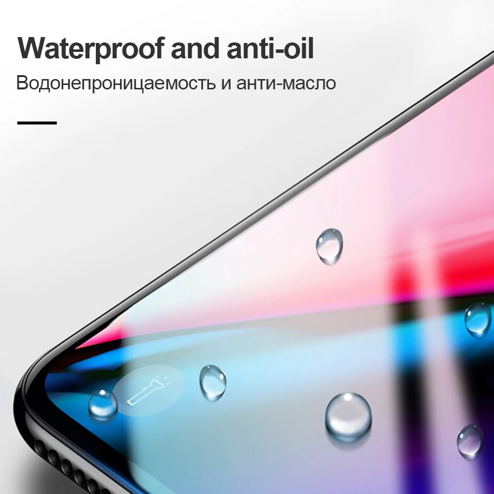 TOMKAS 6D Volle Abdeckung Gebogen Gehärtetem Glas Für iPhone X Screen Protector Für iPhone 6 6 s Pl