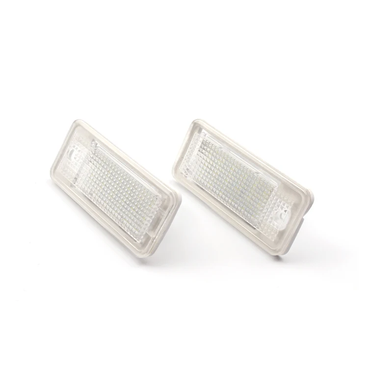 2 шт./лот 18LED 3528SMD лампа номерного знака для Audi A3/S3 A4/S4 B6 B7 A6/C6/S6 A8/S8 Q7 RS4 RS6 Cabriolet яркий