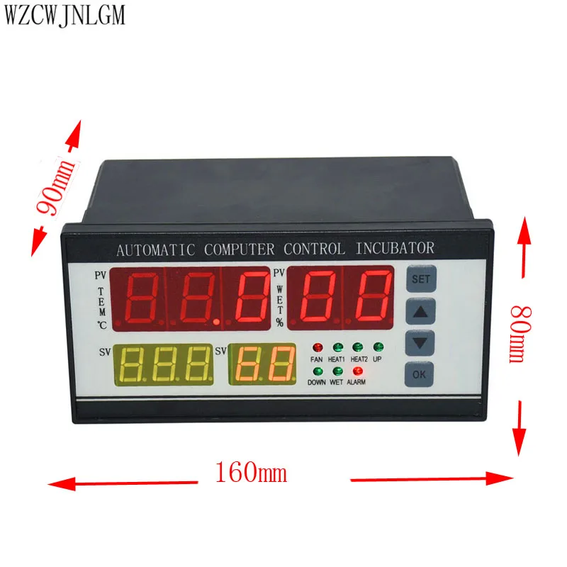 Инкубатор XM-18 контроллер высокой точности Температура и регулятор влажности Многофункциональный автоматический инкубатор 220V или 110V - Цвет: 110v