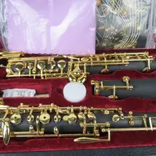 Полуавтоматический композитный деревянный концертный oboe, позолоченный C Ключ
