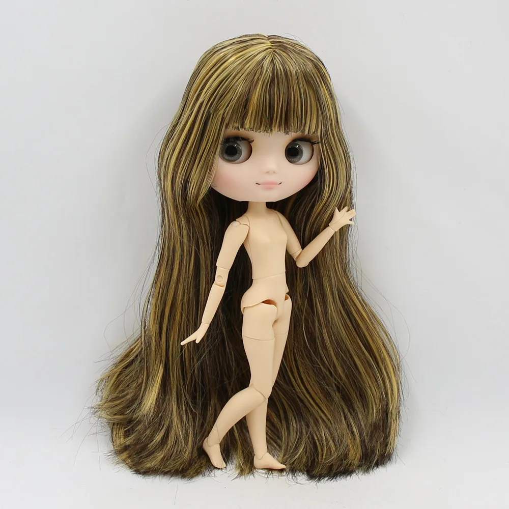 ICY DBS Blyth doll middie 20cm customized nude doll joint body different face colorful hair and hand gesture as gift 1/8 doll