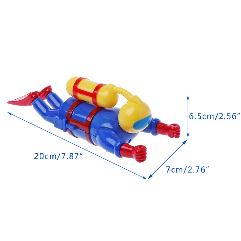 2018 Новый Пловцы Подводное игрушка для дайвера Заводной часовой механизм море детская ванночка игрушка детская игрушка Oct20-A