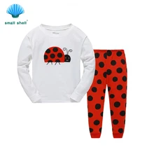 samll shell 2016 winter autumn style children kids clothing sets baby girls clothes suits leisure wear beatles printing F0067