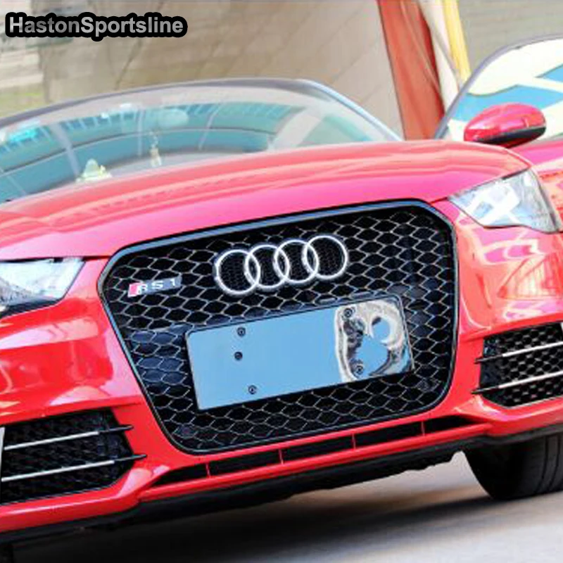 

A1 Modified RS1 Style Chrome Emblem Front Hood Center Grille Grill for Audi A1 RS1 S1 SLine 2011 2012 2013 2014