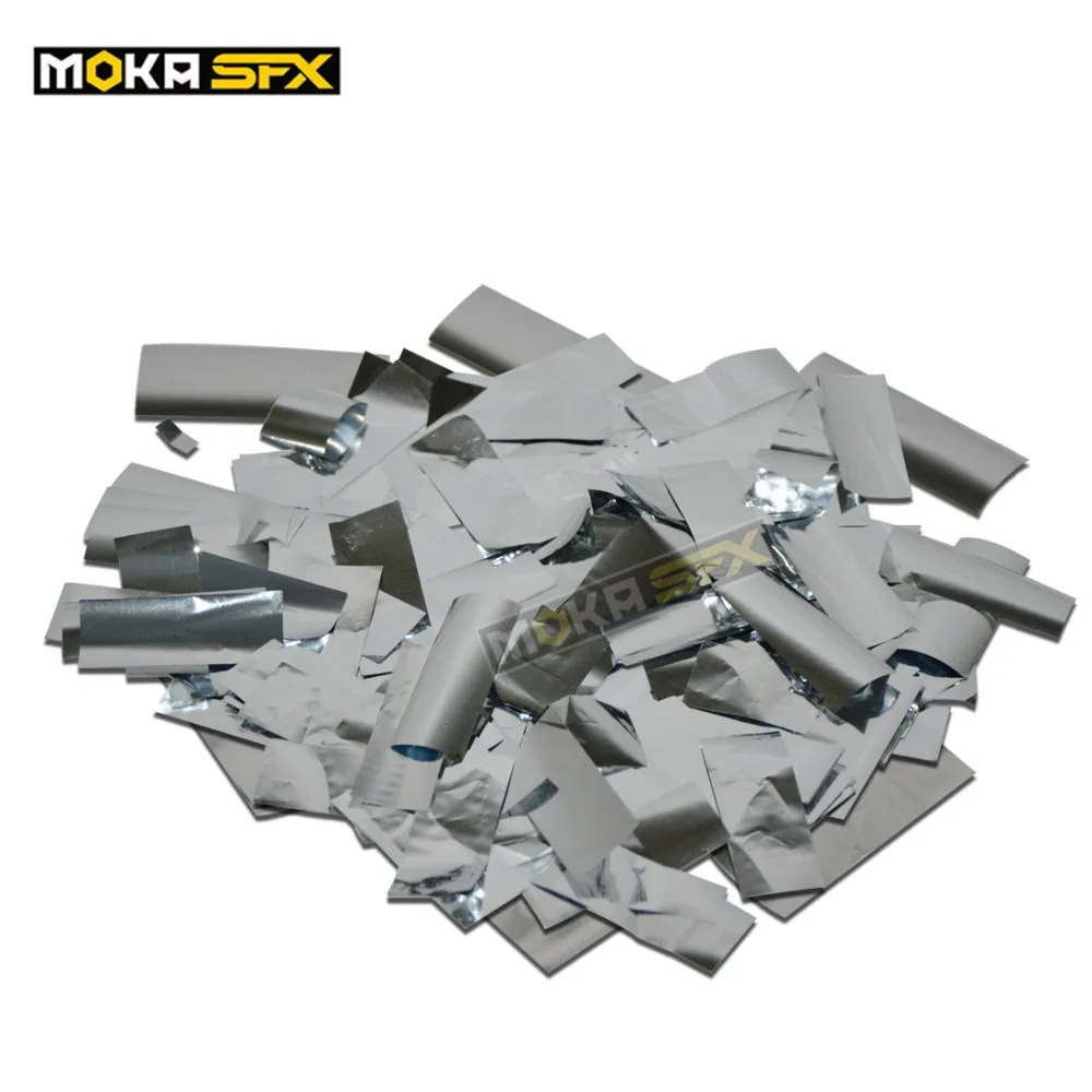 5kg/lot Confetti Paper Silver color confetti paper accessories for Confetti machine Outdoor Events