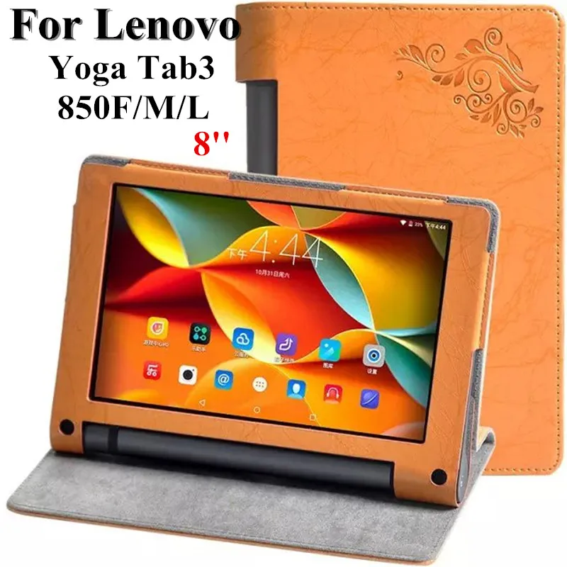 ① Yoga Tab 3 Цветочный принт чехол для Lenovo Yoga Tab3 YT3 850 YT3-850F YT3-850M YT3-850L Планшетный ★