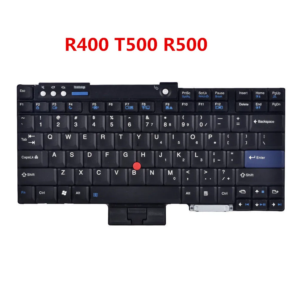 US клавиатура для IBM lenovo Thinkpad T400 T60 T61 R61 Z61 R400 T500 R500 - Цвет: Кофе