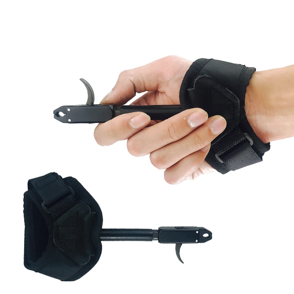 

Topoint wrist release aid for compound bow hunting archery release