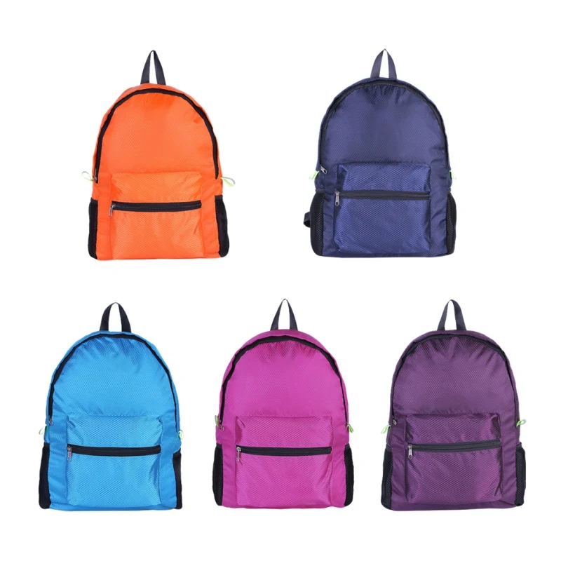 

High Quality Waterproof Bag Large Capacity Walking Riding Portable Quick Dry Bag Outdoor Folding Unisex Nylon Soft Backpack