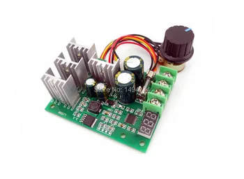 

WQScosea Q8S-239 DC 6-60V Max30A PWM Motor Speed Control Controller Switch Board Digital LED Display 6V 9V 12V 24V 36V 48V 60V
