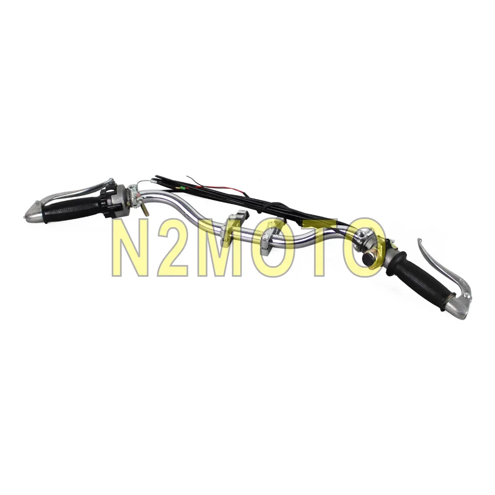 Руль мотоцикла в сборе ручка в стиле ретро Бар Рычаг кабель сцепление Бар Кронштейн для BMW R12 R75 R66 R71 K750 KS750 Урал
