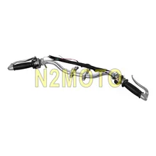 Руль мотоцикла в сборе ручка в стиле ретро Бар Рычаг кабель сцепление Бар Кронштейн для BMW R12 R75 R66 R71 K750 KS750 Урал