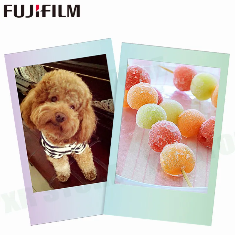 Белая пленка для Fuji Instax Мини 11 8 9 мгновенной проявки Macaroon съемки Фотобумага 10