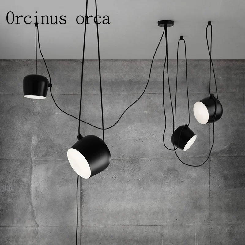 

Nordic modern chandelier minimalist creative art personalized restaurant lights American industrial wind Chandelier Postage free