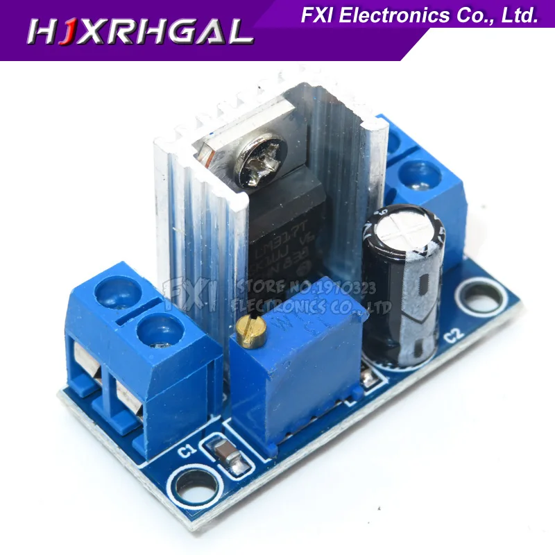 

LM317 DC-DC Converter Buck Step Down Circuit Board Module Linear Regulator LM317T Adjustable Voltage Regulator Power Supply