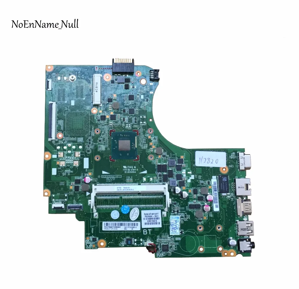 Материнская плата для ноутбука HP 14 D 752884 G2 501 240 246 001 материнская P/N 010194Q00 35K G N2820|for