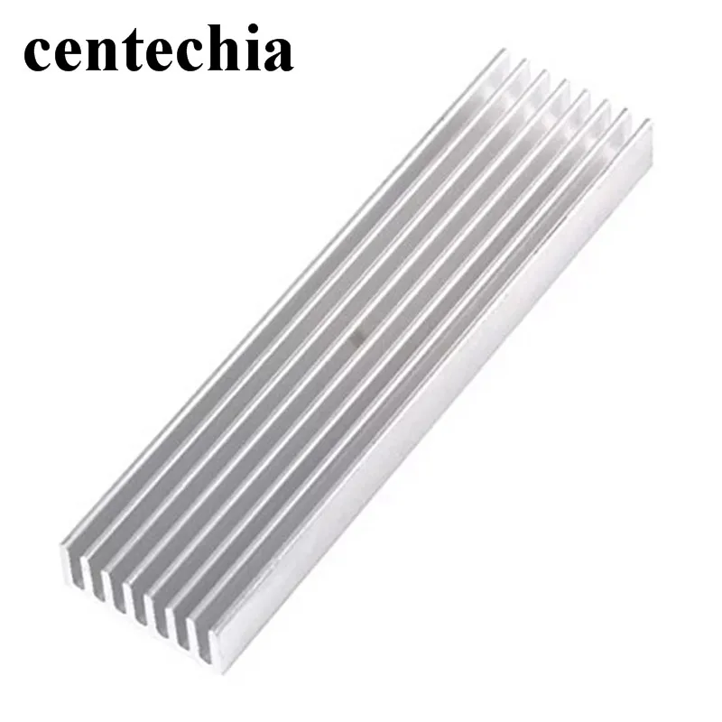 

Centechia Aluminum Radiator Cooling Article 100*25*10MM Aluminum Alloy High Quality Heat Sink Cooler Heat sink Strips