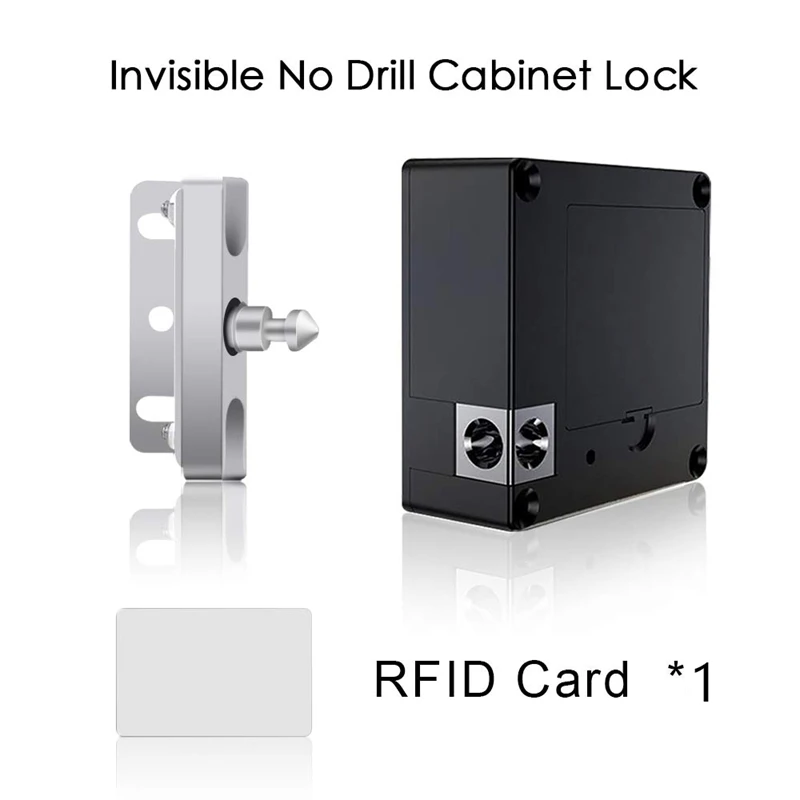 Electronic Cabinet Lock Card Locker Diy Kit Fit For Wooden Drawer Cabinet,Drawer,Shoe Cabinet With Rfid Card/Tag Entry