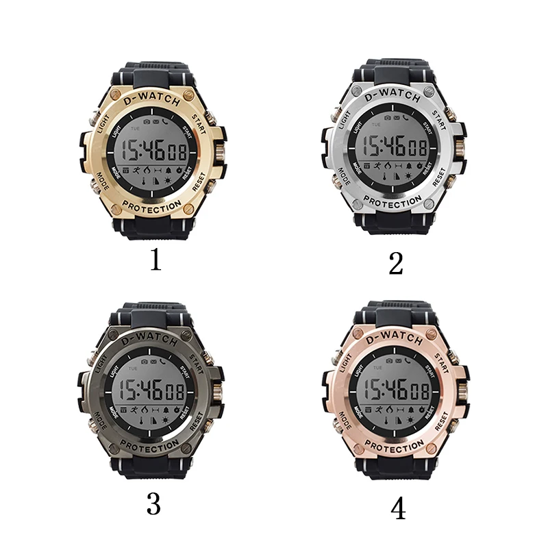 Sports Smartwatch Bluetooth IP68 Waterproof Remote Camera Outdoor Fitness Tracker Reminder Smart Watch Wearable Devices