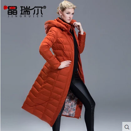 2016 new hot winter Thicken Warm woman Down jacket Coats Parkas Outerwear Luxury Hooded long plus size 2XXL Cold black