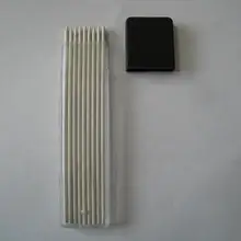 Белые карандаши для заправки 1 дюжина 12 чехлов 108 штук 2 мм механический заправка Автоматическая извлечение свинца держатель мин