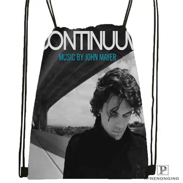 Custom john-mayer-@ 01-походная сумка на шнурке Cute Daypack Kids Satchel(черная спинка) 31x40 см#180611-03-125 - Цвет: Drawstring Backpack