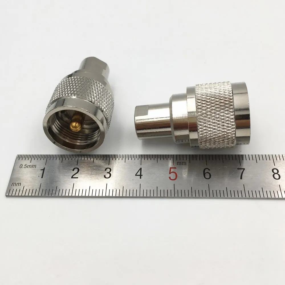 1 шт. латунный UHF PL259 штекер к FME штекеру RF коаксиальный Прямой адаптер провод для Wi