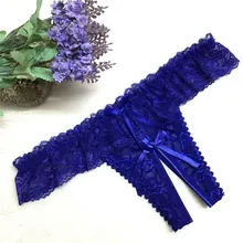 Сексуальные открытые трусики женские кружевные стринги с