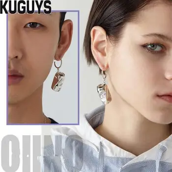

KUGUYS Fashion Jewelry Trendy Beverage Can Earring for Women Hyperbole Coke Can Drop Earring Brincos Punk Rock Cool Accessories