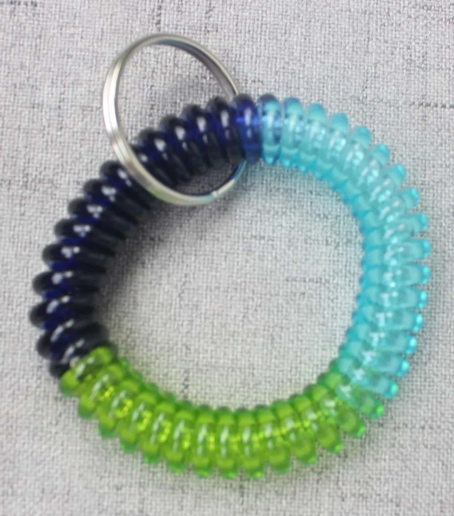 

Chain Spring Plastic Elastic Rope Mobile Phone Straps Lanyard Phone Neck Hanging Rope Chain Straps Keychain