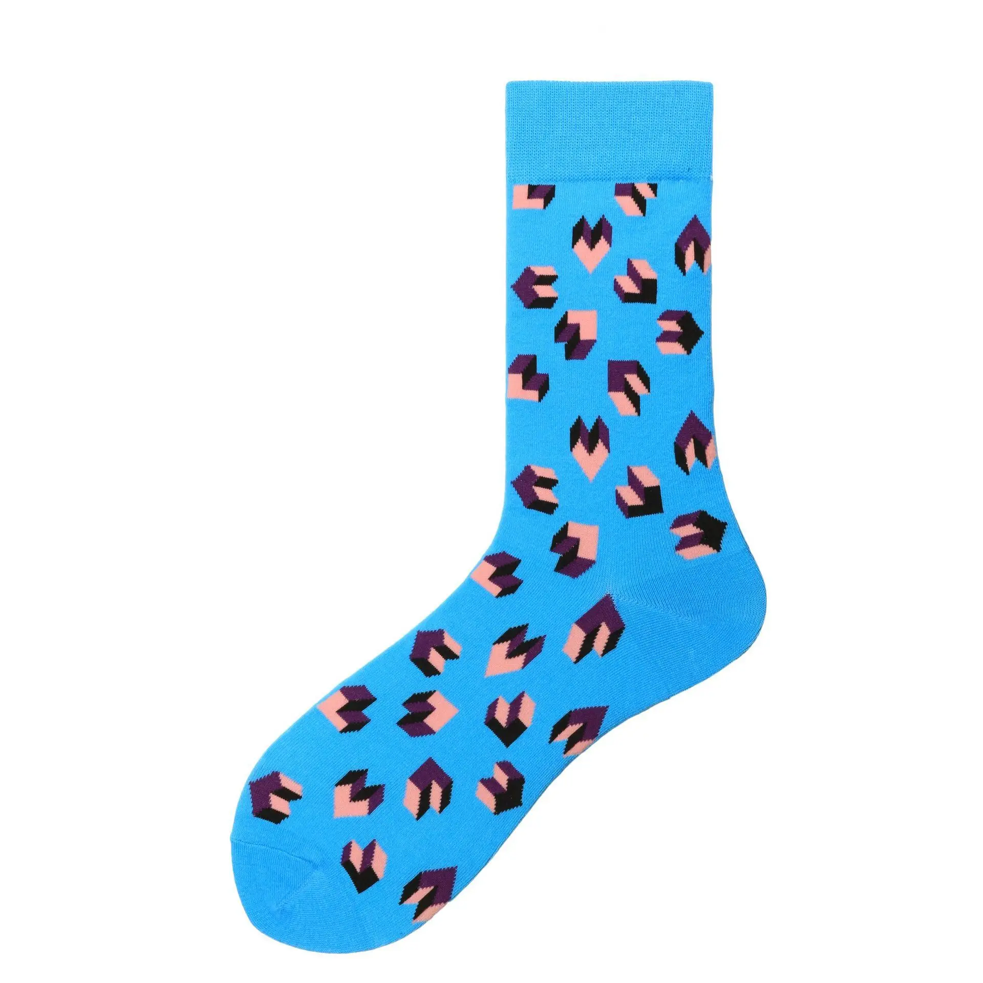 Новинка 1 пара хлопчатобумажные мужские носки забавные Носки с рисунком животных акулы овечки собаки Фламинго счастливые носки Harajuku для
