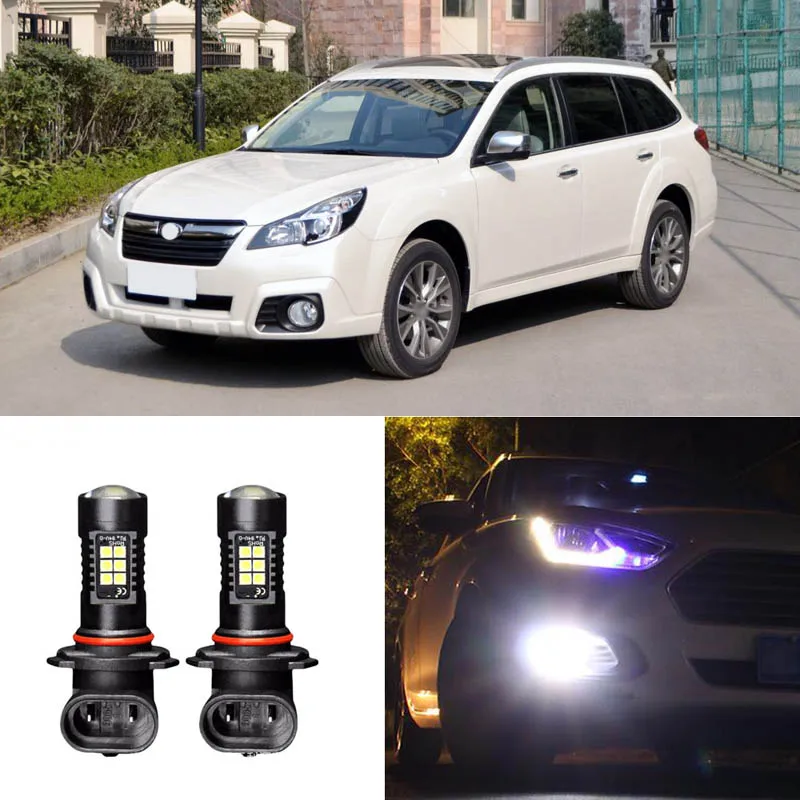2 шт. светодиодные дневные ходовые огни Canbus H11 3030 21SMD для Subaru Outback 12-2015 | Автомобили и