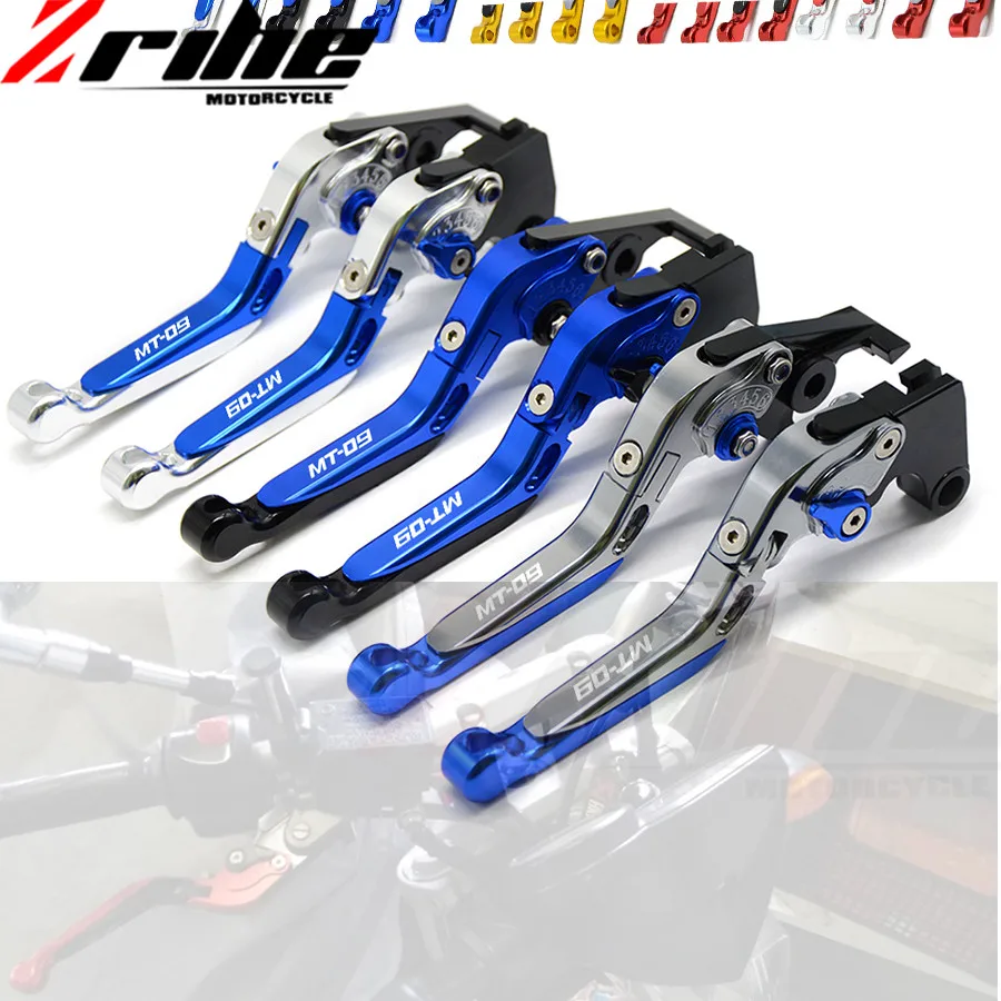 For YAMAHA MT-09 MT09 MT 09 Tracer 2014-2015 14 15 Motorcycle Accessories aluminum Folding Extendable Brake Clutch Levers