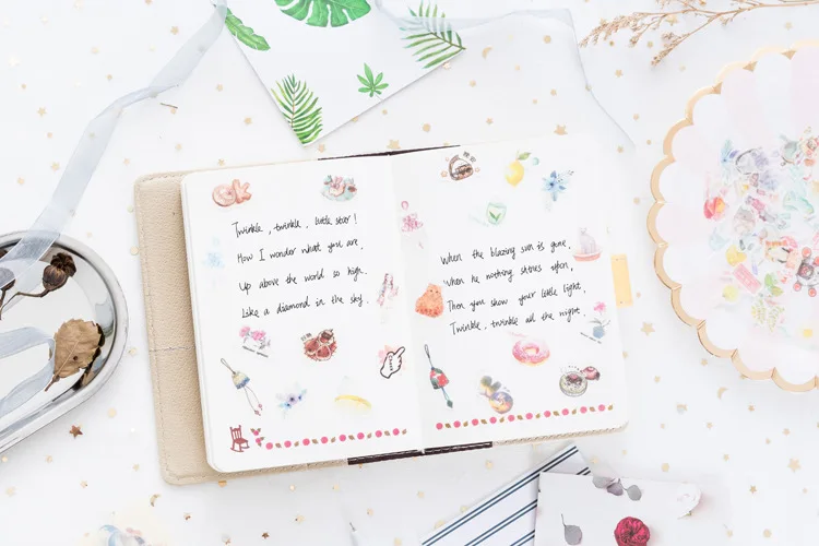 Diy канцелярские наклейки посадки kawaii наклейки дневник планировщик журнал Note Diary Бумага Скрапбукинг альбомы фотометка