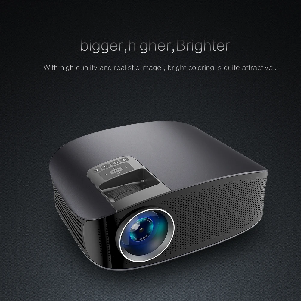Ideal for home entertainment in dark and offer more clear pictures than other projector, excellent experience for your family from the visual enjoyment
