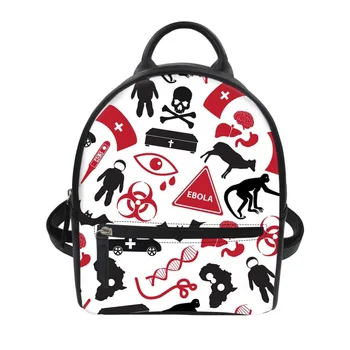 

Nurse Pattern PU Backpack Z4-4