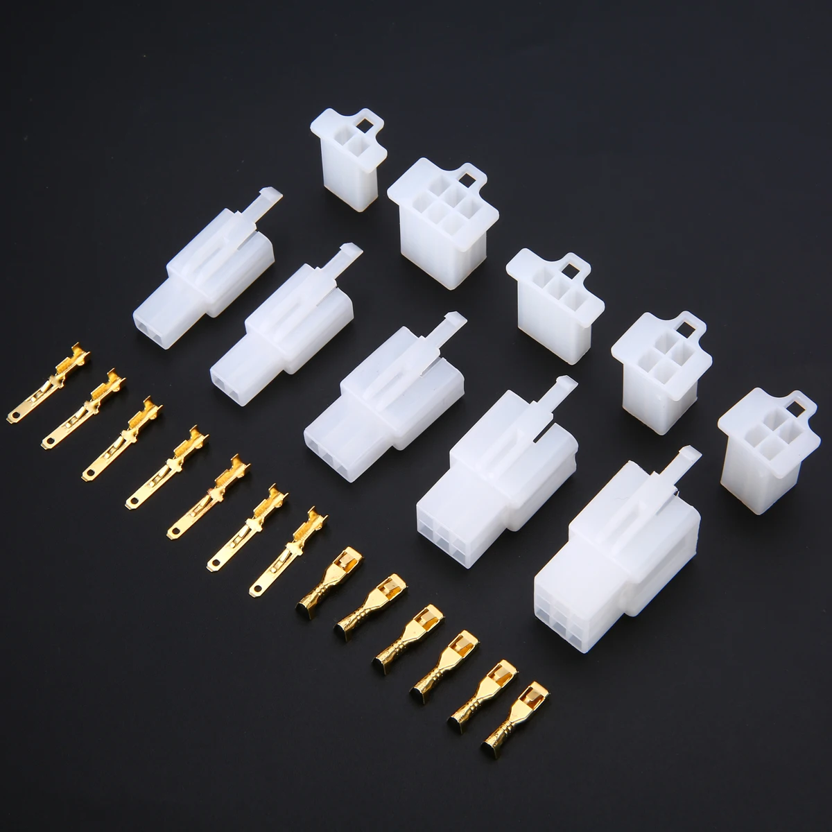 580pcs Wire Terminal Connector Assortment Kit for Car ATV Boat Motorcycle Electrical Wire Connector Terminal 2.8mm 2/3/4/6/9 Pin