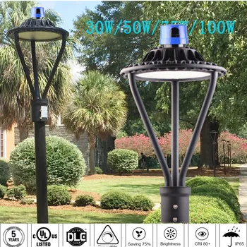 

LED street garden light lamp 50W led Area post top lighting 100-277VAC LED Circular Area Light