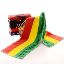 1 unids 100% algodón toallas deportivas sport fitness/natación/tenis towel absorbente teñida llano suave de secado rápido corriendo 22.5*100 cm