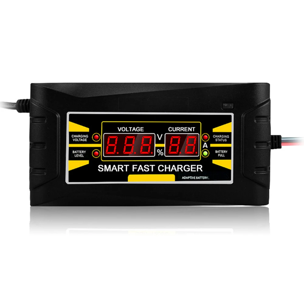 

Automatic Car Battery Charger 150V/250V To 12V 6A Smart Fast Charging for prado 120 US Plug auto motorcycle battery charger