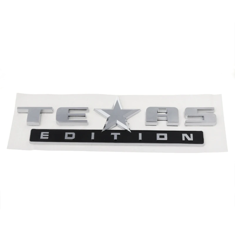 

TEXAS EDITION Emblem 3D Universal Decal For Chevy Silverado GMC Sierra Truck