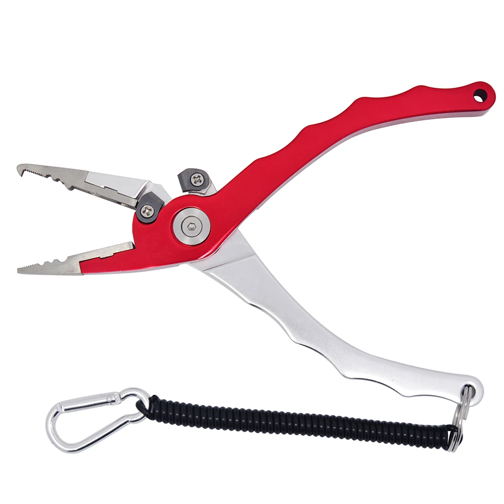 

CHLQA2000 Aluminum Fishing Pliers CNC Machine Cut Fishing Line Scissors Cutter Fishing Tackle