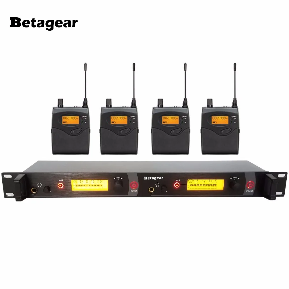 Betagear в ухо монитор системы s 4 Приемник IEM SR2050 беспроводной монитор системы UHF в ухо беспроводной монитор для сценического концерта live