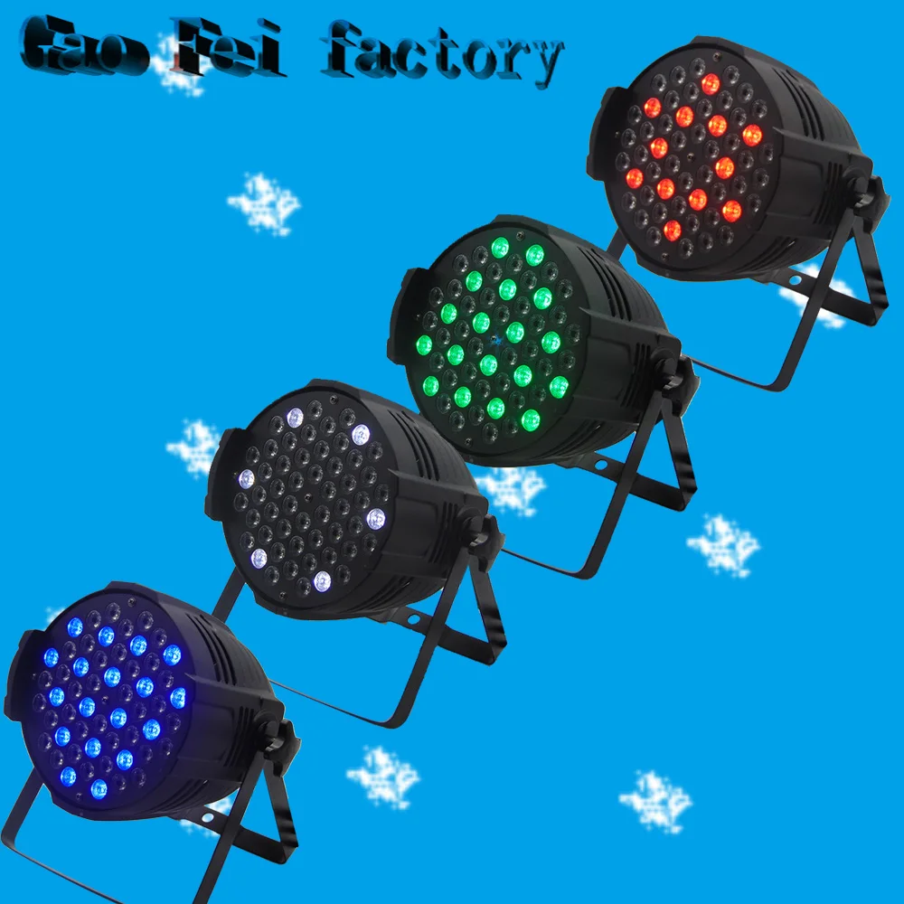 

54X3W LED par RGBW par light profession stage led par lamp Background lamp stain light (4pcs/lot)