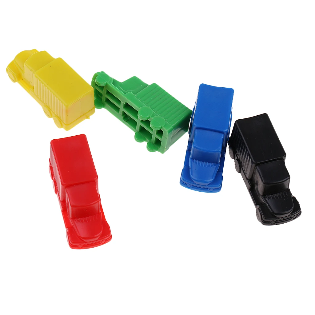 5 Pieces Small Funny Pull Back Car Toys Mini Mixed Plastic Models Cars for Children Boys Gift