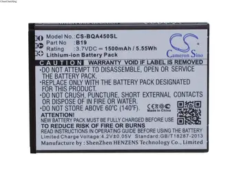 

Cameron Sino 1500mAh Battery B19, BT-1950-259 for BQ Aquaris 4.5