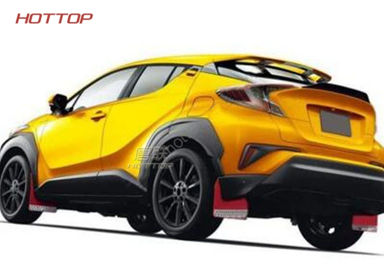 Для Toyota CHR автомобильный крыло вспышки арки колеса брови Авто колеса губы протектор Крышка отделка Unpaint Автомобиль Стайлинг