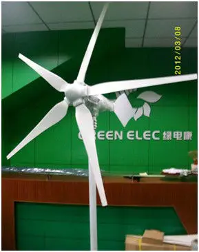 

MAYLAR@ 15 Years Life Time 1000W Wind Generator,Dolphin,5pcs Blades,Wind Turbine, Start Wind Speed 3m/s