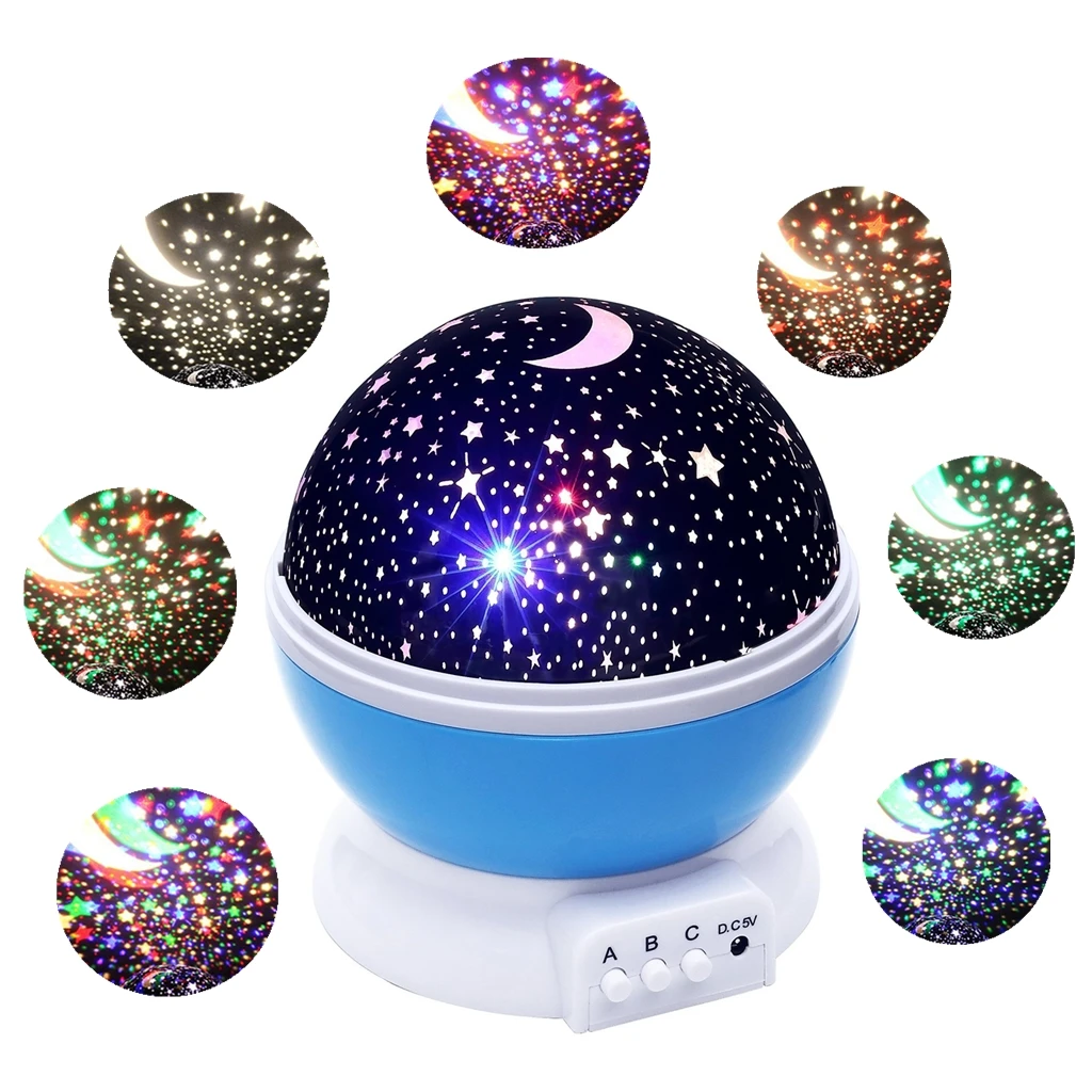 

Lightme Stars Starry Sky LED Night Light Projector Moon Lamp Battery USB Kids Gifts Children Bedroom Lamp Projection Lamp